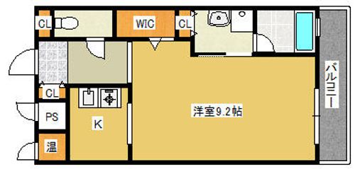 ドミールK&M門真303の間取り