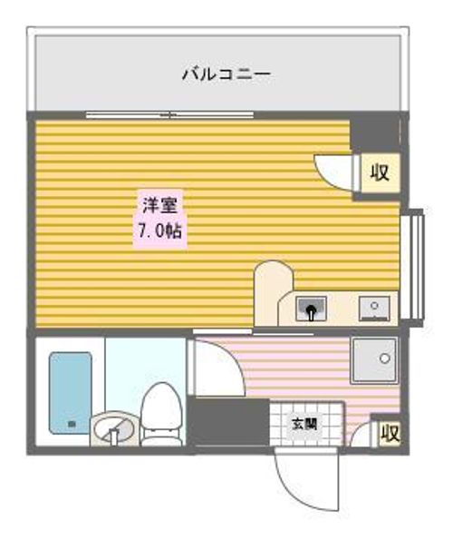 ツカサドール花元町601の間取り