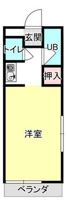 愛知県岡崎市中島町字上町(アパート)の賃貸物件の間取り