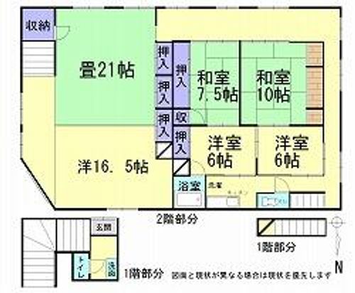 愛知県蒲郡市宮成町(一戸建)の賃貸物件の間取り