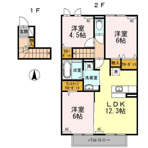 Felice(フェリーチェ)の間取り