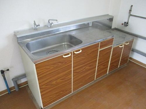 北海道岩見沢市南町四条1丁目(アパート)の賃貸物件のキッチン