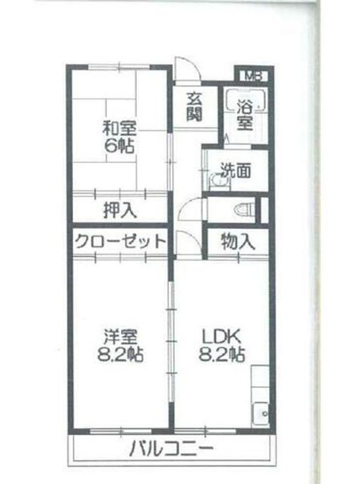 メゾン3桑原の間取り