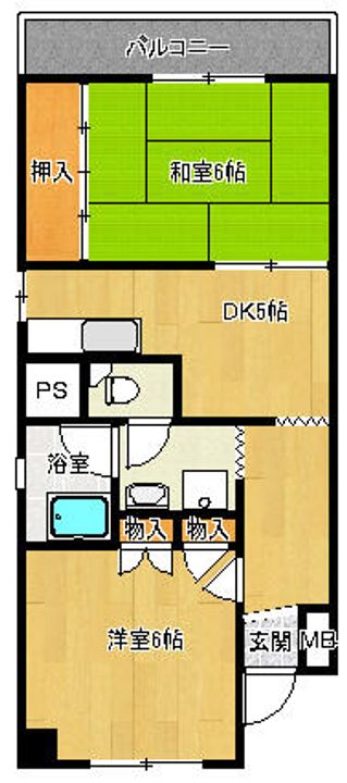 晴水ビルの間取り