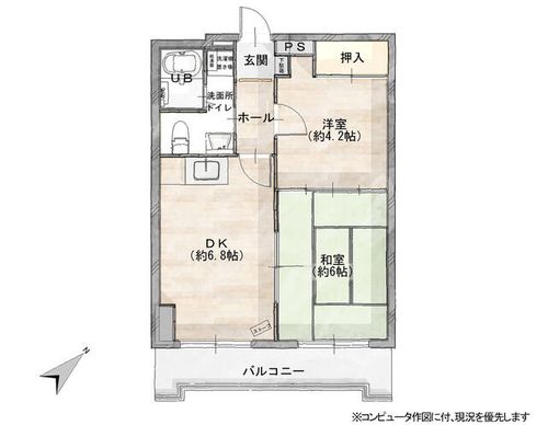興伸ビル302の間取り