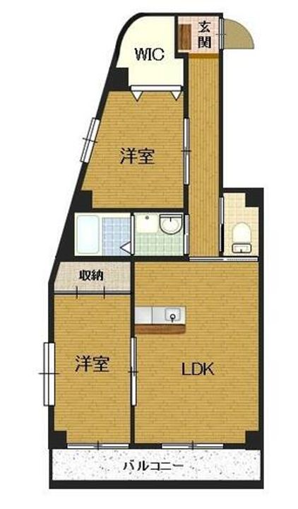 ファミーユ戸田の間取り