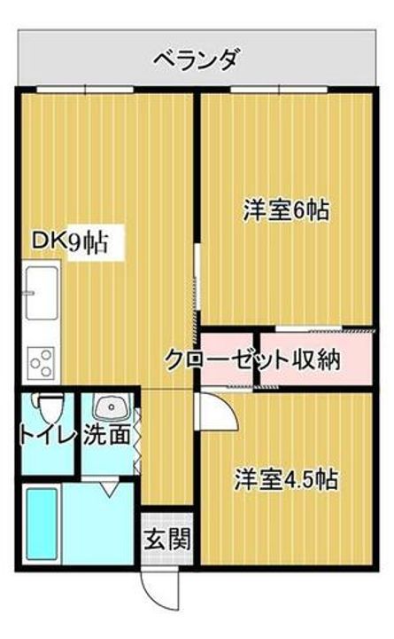 グリーンハイツの間取り