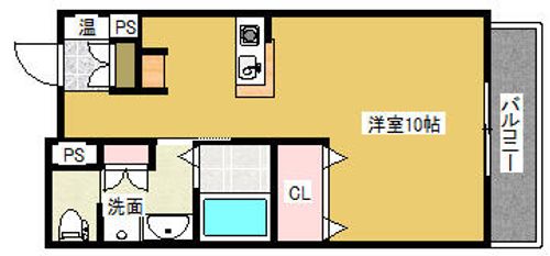 サンピカA402の間取り