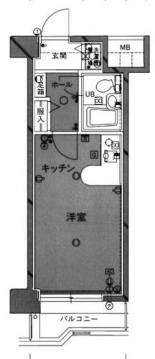 トーカンマンション久留米駅東208の間取り