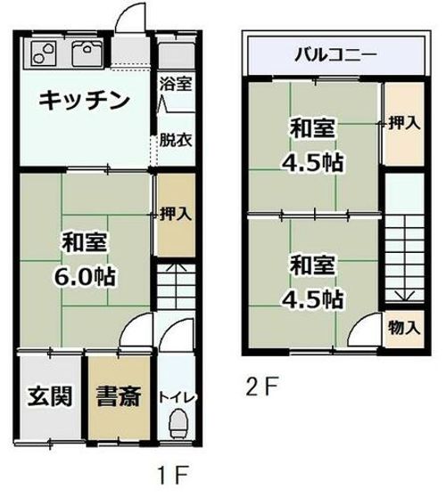 兵庫県姫路市網干区垣内南町(アパート)の賃貸物件の間取り