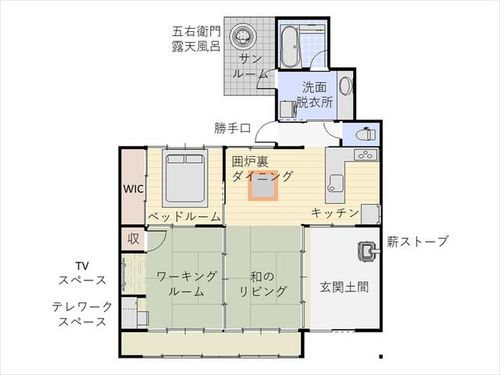 兵庫県多可郡多可町加美区山口(一戸建)の賃貸物件の間取り