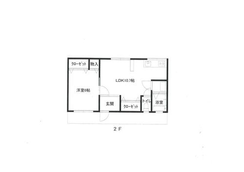 福岡県北九州市戸畑区西鞘ケ谷町(アパート)の賃貸物件の間取り