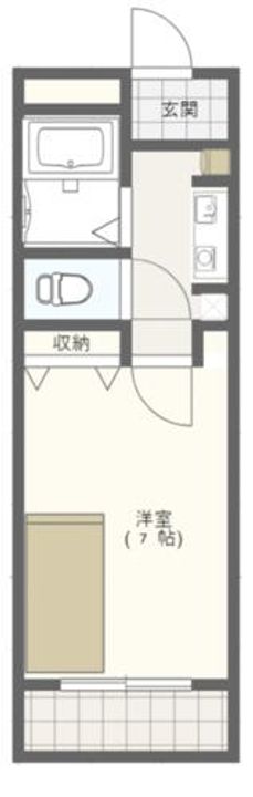 愛知県半田市栄町3丁目(アパート)の賃貸物件の間取り