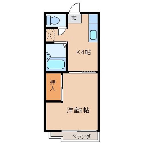 えぐちコーポラスの間取り