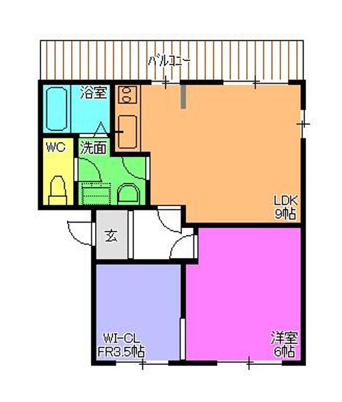 タウニィ尾上の間取り