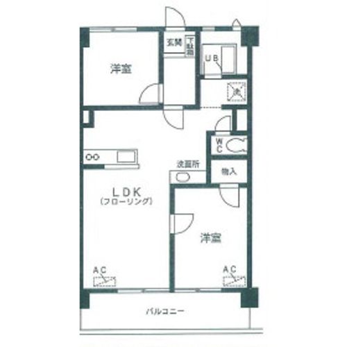 ユトリロ東幸307の間取り
