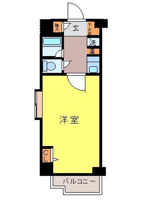 コンセール新栄の間取り