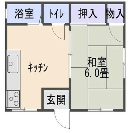 愛知県名古屋市南区堤起町2丁目(アパート)の賃貸物件の間取り