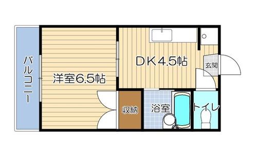 パレス若園103の間取り