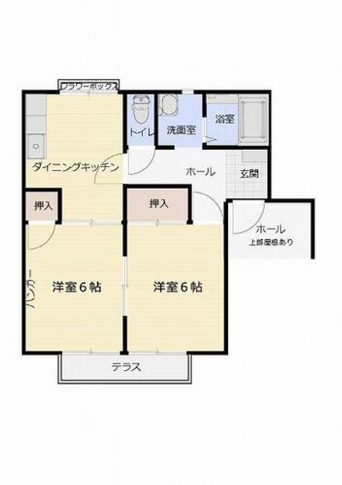 城南ハイツ101の間取り