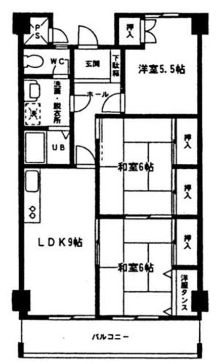 ルミエール雁峰205の間取り