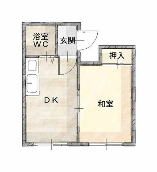 シャルム8401の間取り