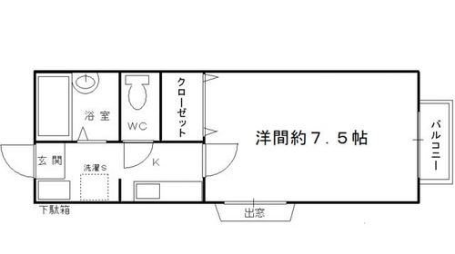 ベルハイム101の間取り