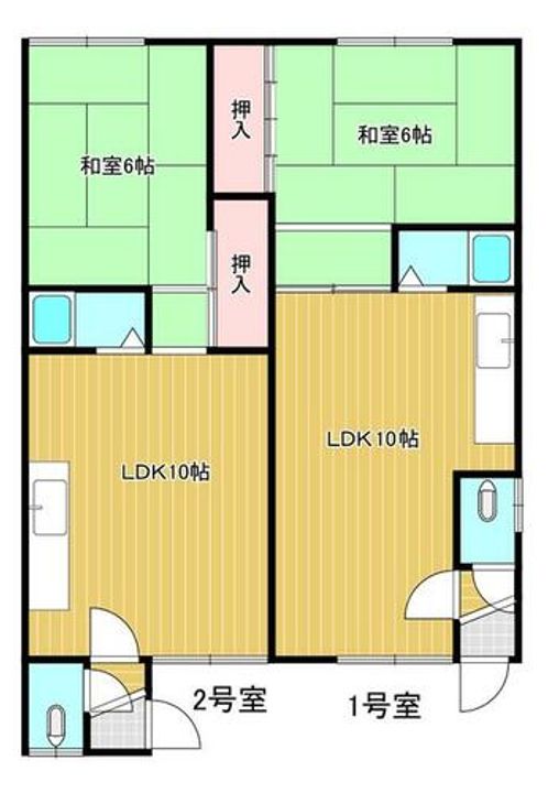 小鷹アパートの間取り