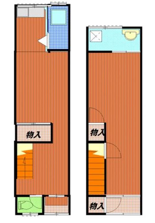 大阪府大阪市東住吉区矢田2丁目(アパート)の賃貸物件103の間取り