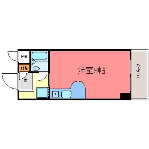 ツカサドール花元町302の間取り