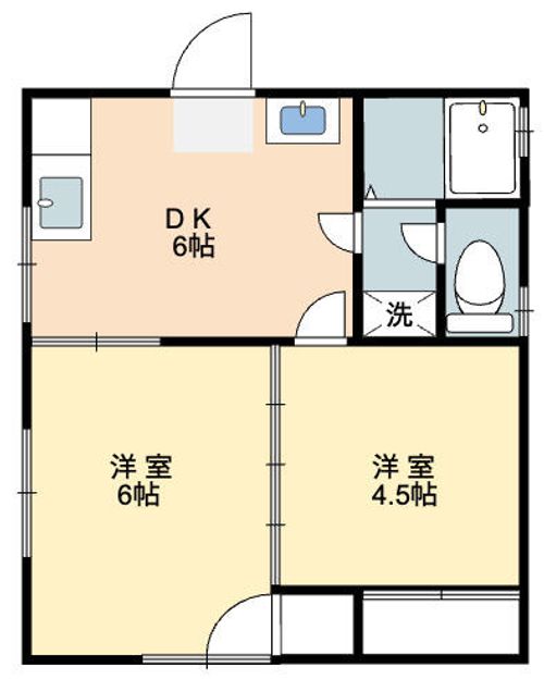 エメラルドコーポ岡垣の間取り