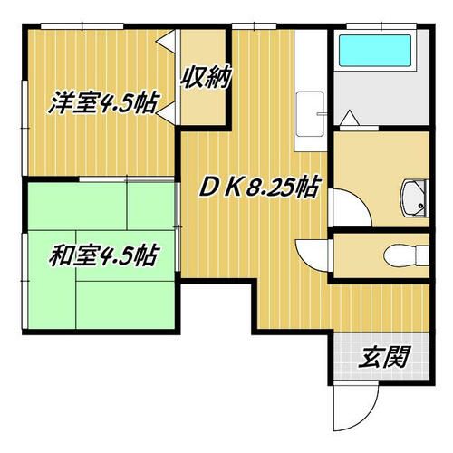 マーキュリーアパート202の間取り