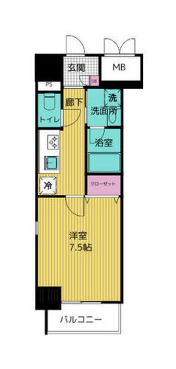 カーサニア尾頭橋の間取り