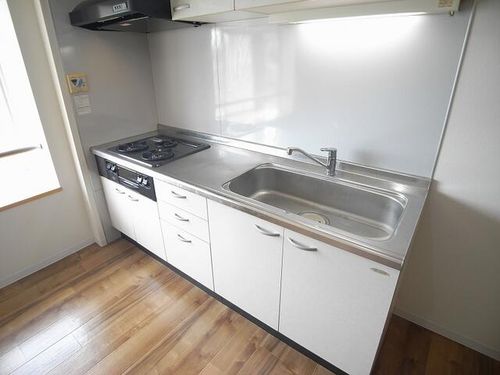 大阪府東大阪市西鴻池町2丁目(マンション)の賃貸物件のキッチン