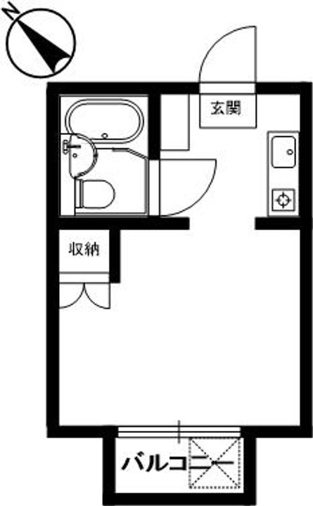 奈良県奈良市山陵町(アパート)の賃貸物件の間取り