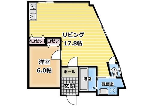 大阪府阪南市自然田(マンション)の賃貸物件の間取り