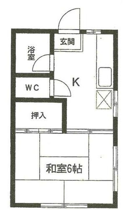福岡県福岡市南区野間1丁目(マンション)の賃貸物件の間取り