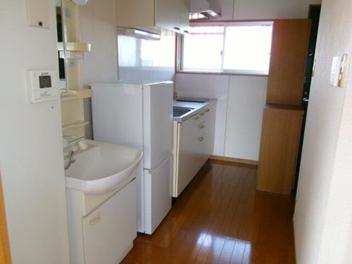 ピンクラッセのキッチン