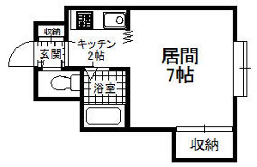 フロスティ北28Bの間取り