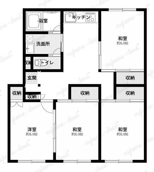 ローレルハイツ加古川 5号棟の間取り