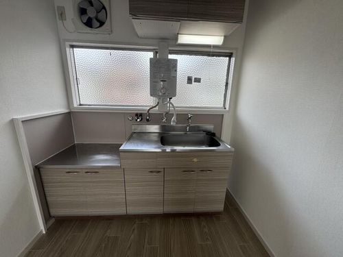 兵庫県芦屋市呉川町(アパート)の賃貸物件のキッチン