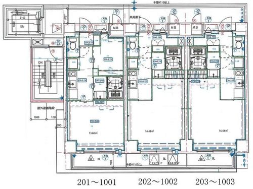 大阪府大阪市淀川区十三本町1丁目(マンション)の賃貸物件の間取り