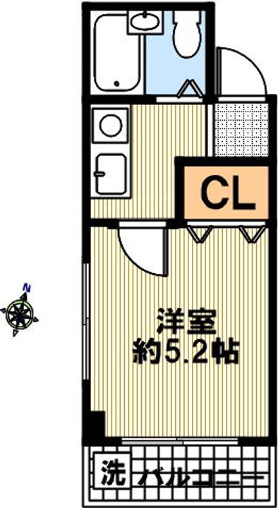グランドハイツ福住209の間取り