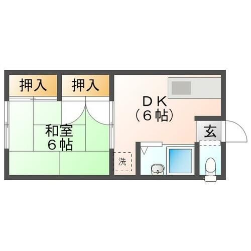 レピュートセンダⅡ203の間取り