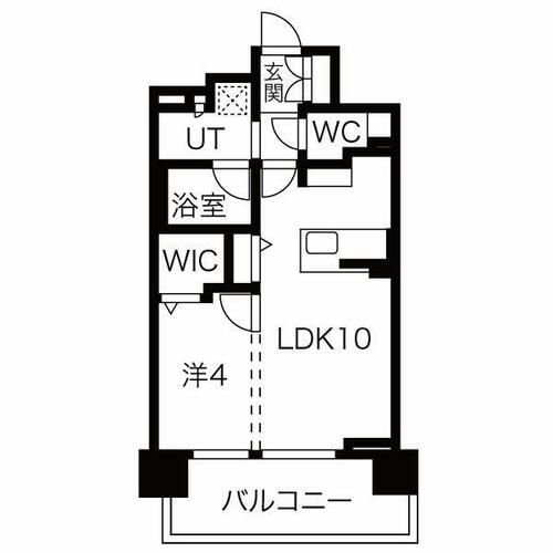 北海道札幌市北区北十一条西4丁目(マンション)の賃貸物件の間取り