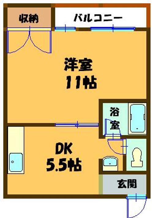トミー四番館の間取り