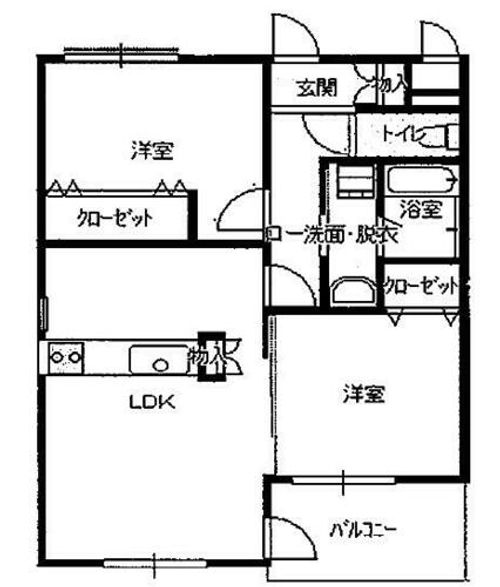 SERENOⅡの間取り