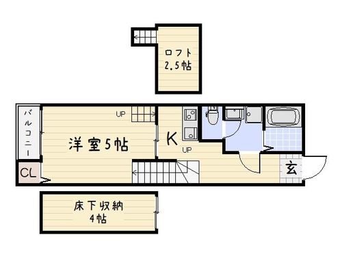 トレビアン本城の間取り