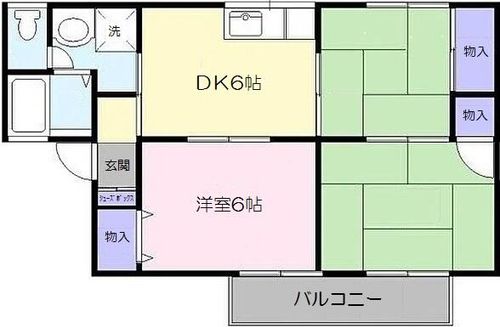 セジュールエクレアB棟の間取り