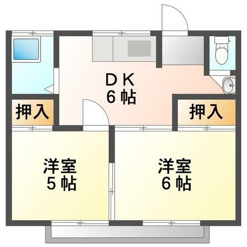 コーポ美沙の間取り